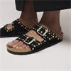 Birkenstock Arizona Rivets Suede Leather - Black